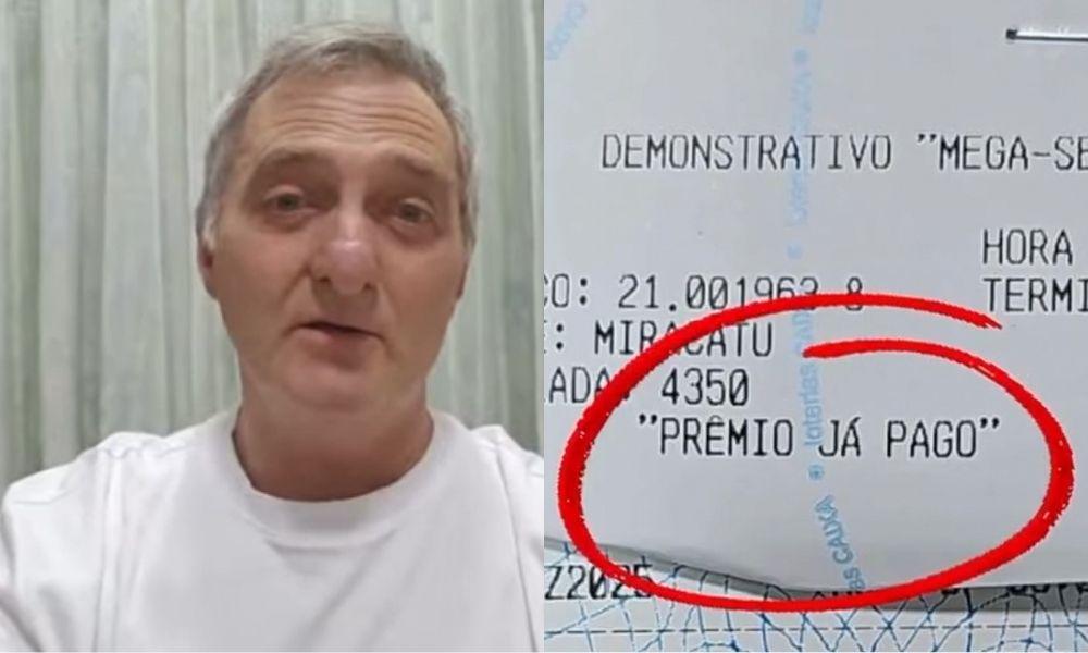 Irmão de Bolsonaro tem prêmio de loteria sacado por terceiro