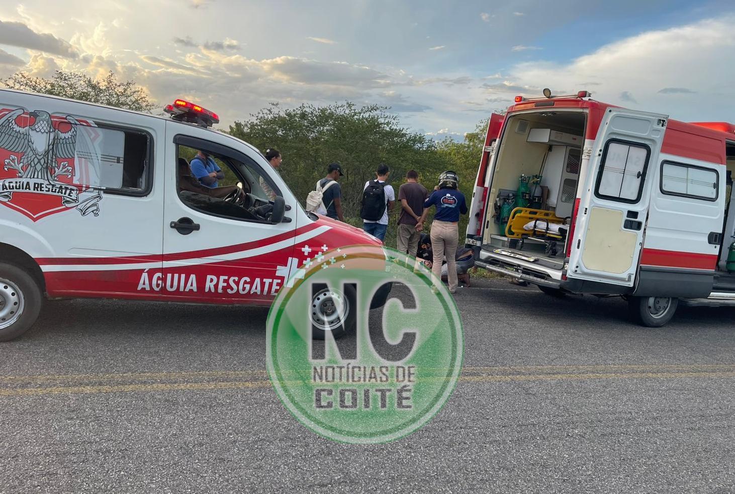 Acidente na BA-411: Motociclista Ferido entre Coité e Salgadália