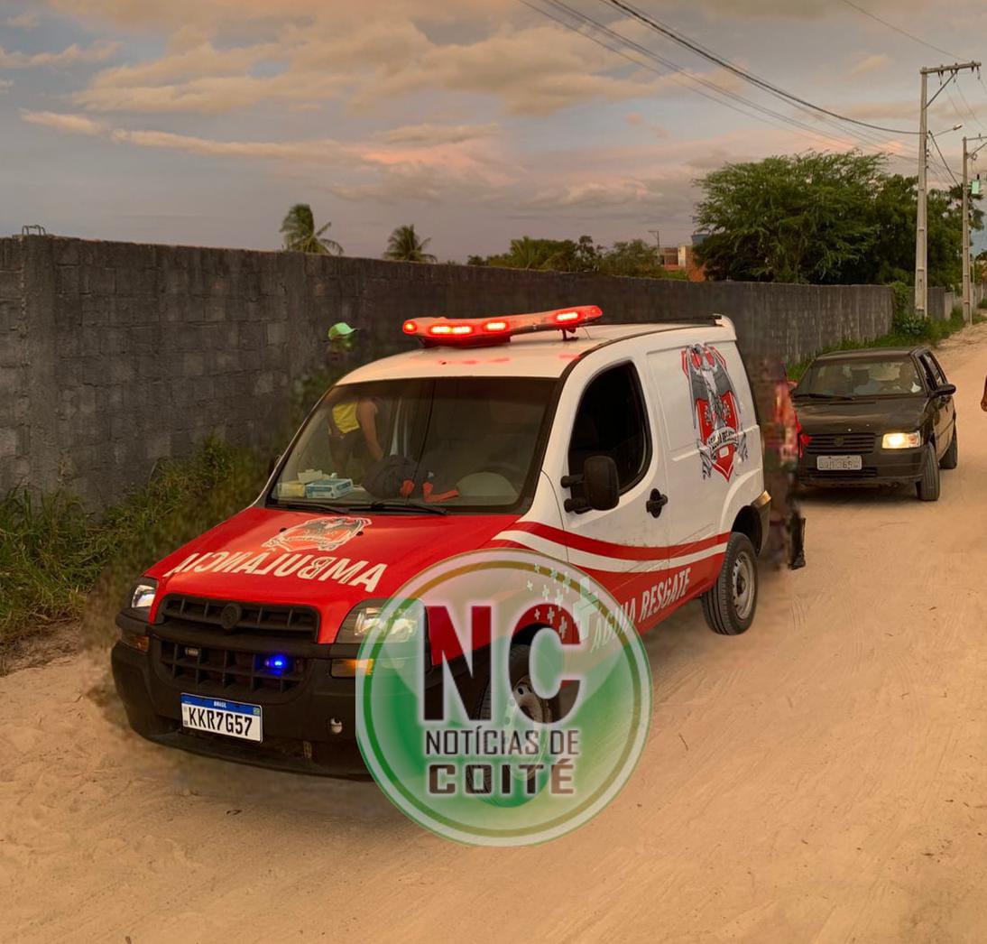 Acidente na Fazenda Carimbó: mulher ferida após queda de moto